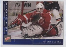 2001-02 ITG Be A Player Memorabilia Sapphire 59/100 Manny Legace #132 7ez