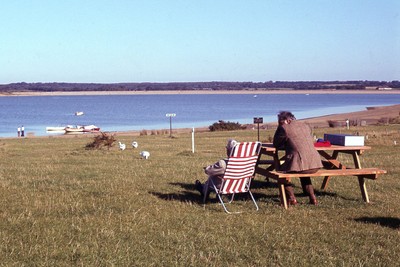 Photo 6x4 Picnic Time Selmeston Arlington Reservoir. c1979