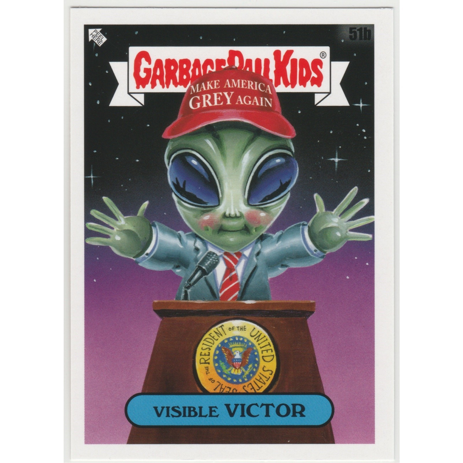 Visible Victor #51b Trump Garbage Pail Kids GPK 35th Anniversary Series 2020