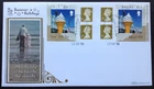 GB Benham 2008 6x1st Ice Cream Booklet on First Day Cover, Plymouth S/H/S