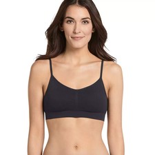 Jockey L99703 Black Modern Seamless Microfiber Wireless Bra Size L