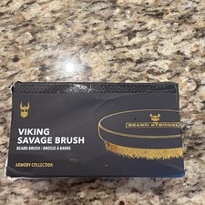 Travel Beard Brush for Men, Boar Bristles, Grooming Brush, Promotes Beard Growth