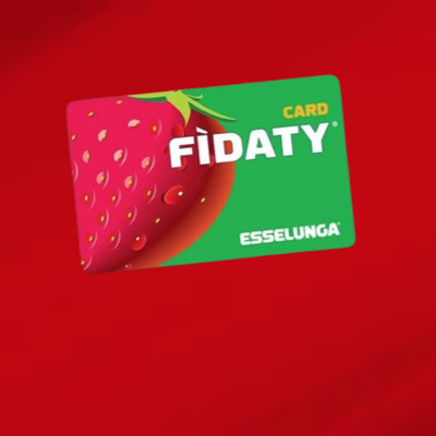 1000 POINTS FIDATY CARD STRAWBERRY ESSELUNGA SUPERMARKET COLLECTION CATALOG REWARDS