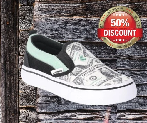 Airwalk Big Boys SIZE 6 Ride Slip-On Sneakers Canvas Slip-on NEW - Picture 1 of 22