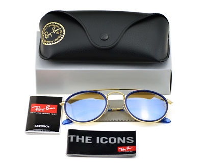 Sunglasses Ray Ban Limited Double Bridge round Rb3647n 001 Sunglasses Ray Ban Limited Double Bridge round Rb3647n 001