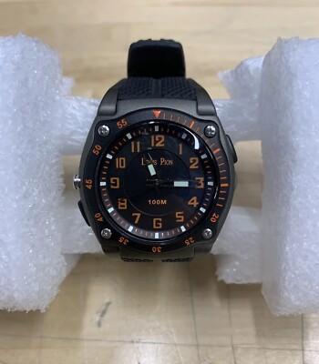 Louis Pion Paris 100M CR2032 Montre Femme Sport Watch Black