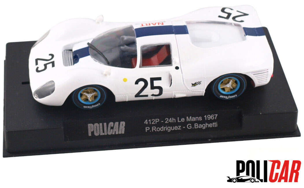 Слот It Policar 412P 25 - 1967 24 часа Ле-Мана 132 Игровой автомобиль CAR06D-США 16490₽