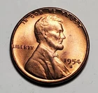 1954 S LINCOLN WHEAT PENNY UNC #C6246