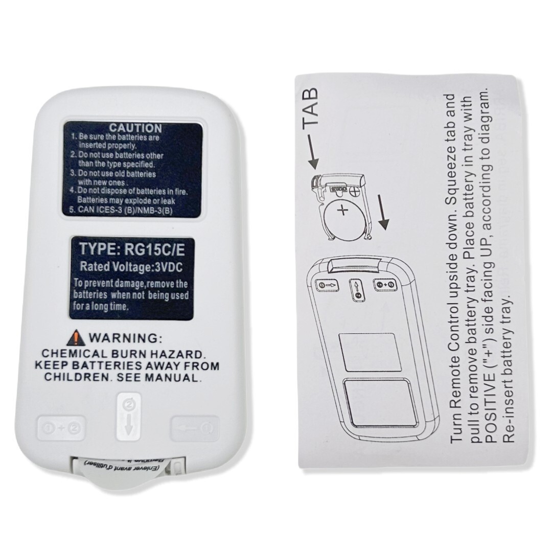 TOSHIBA AC Remote Control RG15C/E For Window Air Conditioner RAC