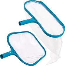 U.S. Pool Supply Leaf Skimmer & Rake Set for Fast Pool Cleaning, Spas, Ponds.