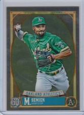 MARCUS SEMIEN 2021 Topps Gypsy Queen CHROME #262 Oakland Athletics Blue Jays