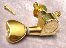 GOLD DIECAST GUITAR MACHINEHEADS 1 SIDE - TUNERS