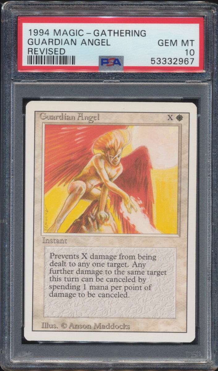 1994 MTG Magic The Gathering Guardian Angel PSA 10 GEM MINT Ultra