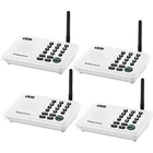 Wuloo 10Channel Call ALL FM Wireless Intercom System for Home Room 1Mile Talking