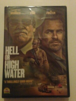 BRAND NEW Hell or High Water DVD Factory Sealed Plastic Jeff Bridges Chris Pine