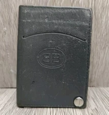 Buxton Card Wallet 10  Plastic Wallet Inserts  Holds 20 Card Brown Men's Minimal