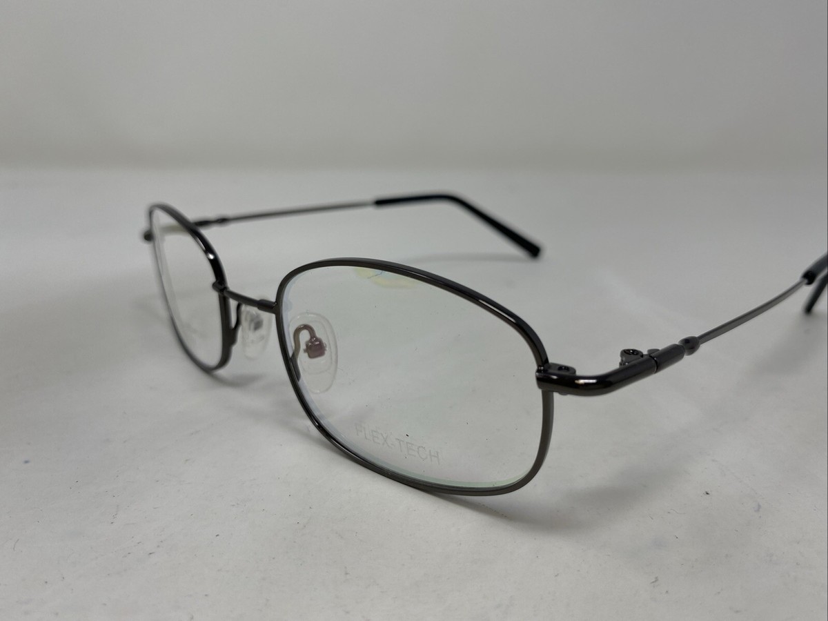 Flex Tech Japan K711 GUN 50-19-140 Gunmetal Full Rim Eyeglasses