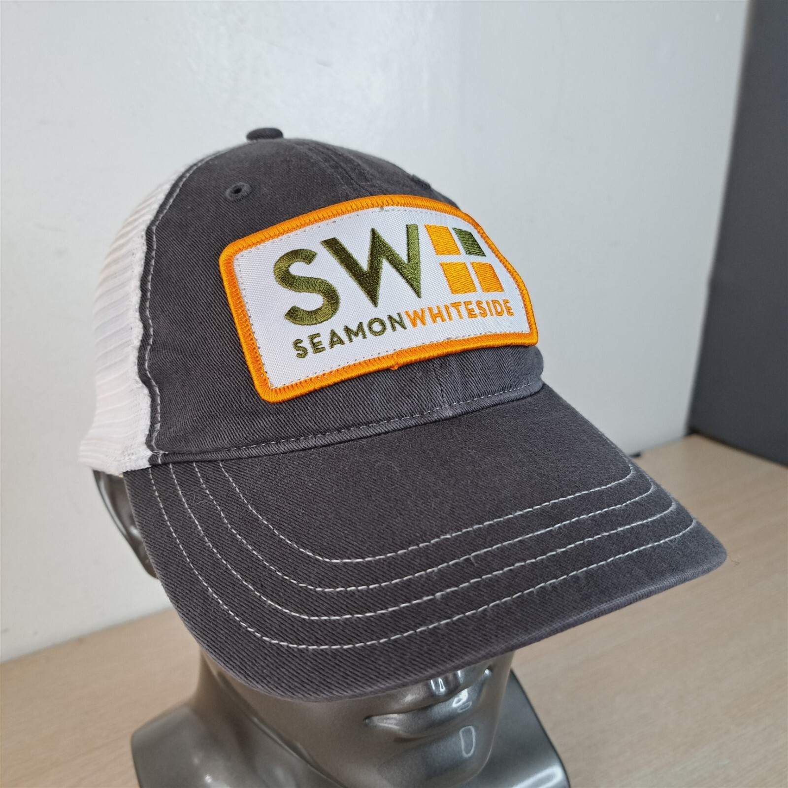 SEAMON WHITESIDE SW ADJUSTABLE SNAPBACK TRUCKER/M… - image 2