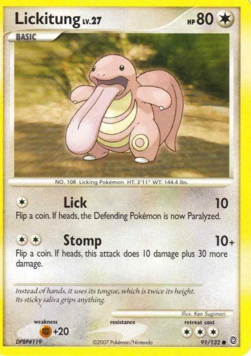 Lickitung 91/132 Secret Wonders