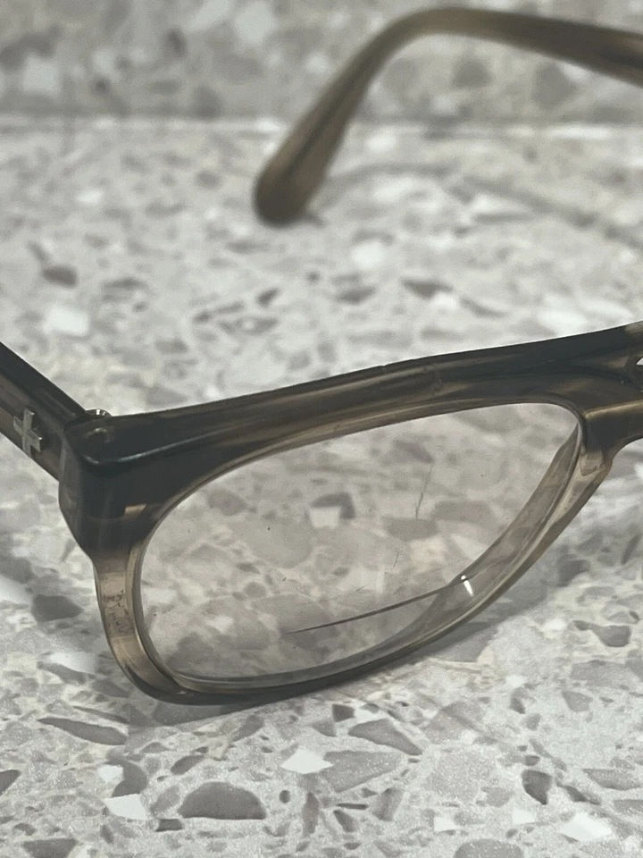 Gafas de seguridad vintage Steampunk faltan tornillo + parte inferior tiene pequeño aumento Foto 3 de 4