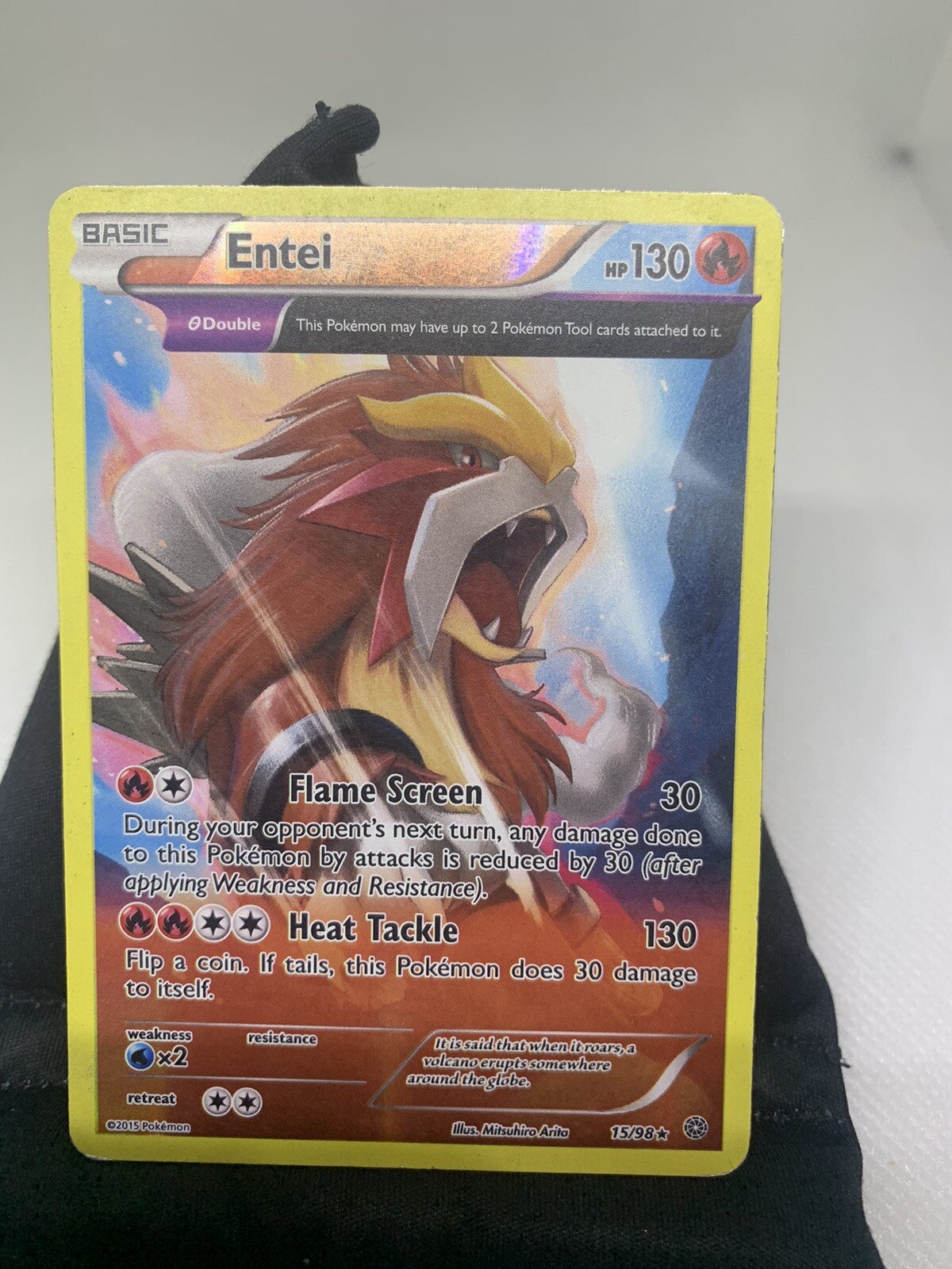 Entei 15/98 Ancient Origins Pokemon Card H1