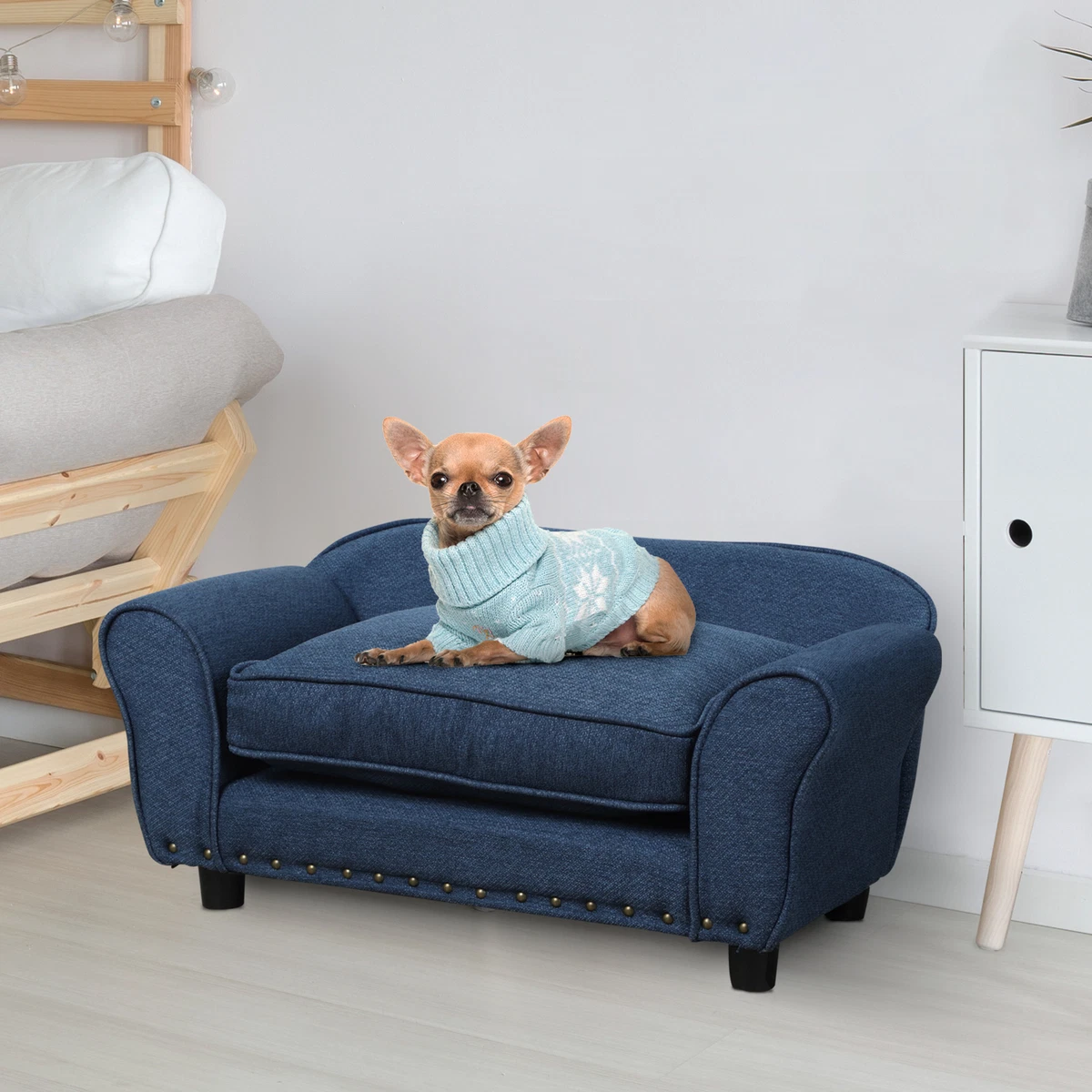 Raised online dog sofa