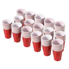 	GoPong 6oz Red Party Cups 160 Pack - Great for Parties Tasting Flights and	
