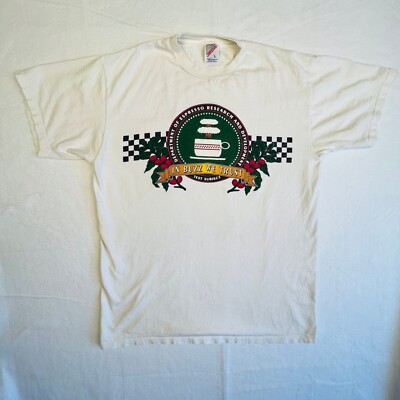 In Buzz We Trust Mens Shirt L Department of Espresso Research Test Subject