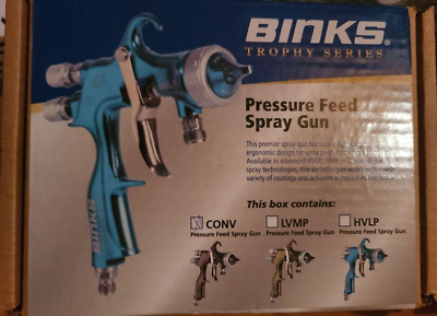 binks trophy series pressure feed spray gun CONV | eBay 