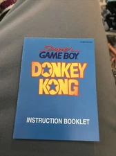 Donkey Kong Super Game Boy Manual Instruction Booklet OEM