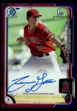 2015 Bowman #BCAP-TGO Trevor Gott Chrome Prospect Auto Purple Refractor #/250