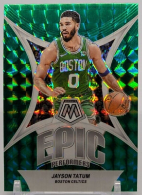 🏀2023-24 Mosaic Basketball Jayson Tatum #3 Epic Performers Green