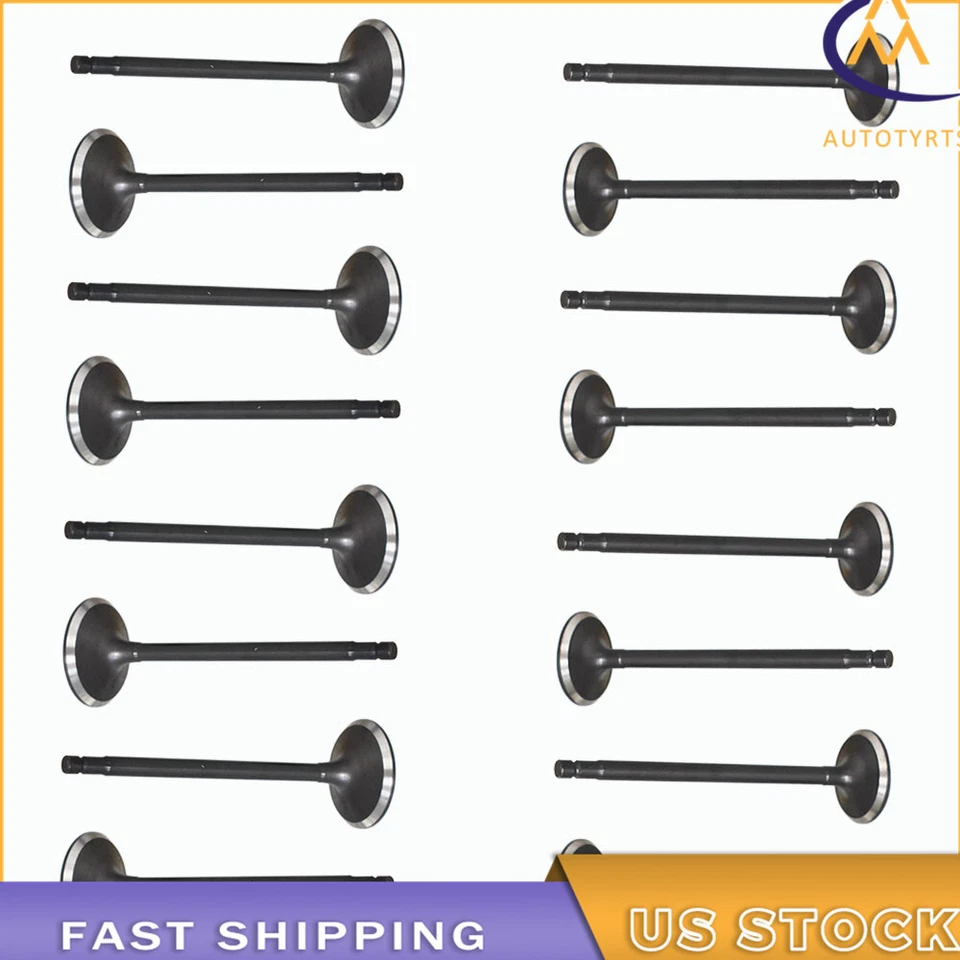 Válvulas de escape y admisión 16 piezas para Mazda CX-7 l4 2008 2009-2012 2,3 L 4 cilindros Foto 2 de 4