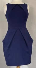 apricot size xs dress navy blue work smart 