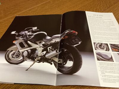 Kawasaki ZZ-R600 ZZ-R1100 ZZR Brochure Sale Catalog Prospectus