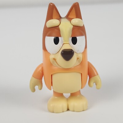 Ludo Studio Bluey Bingo Red Heeler Posable Action Figure 3''