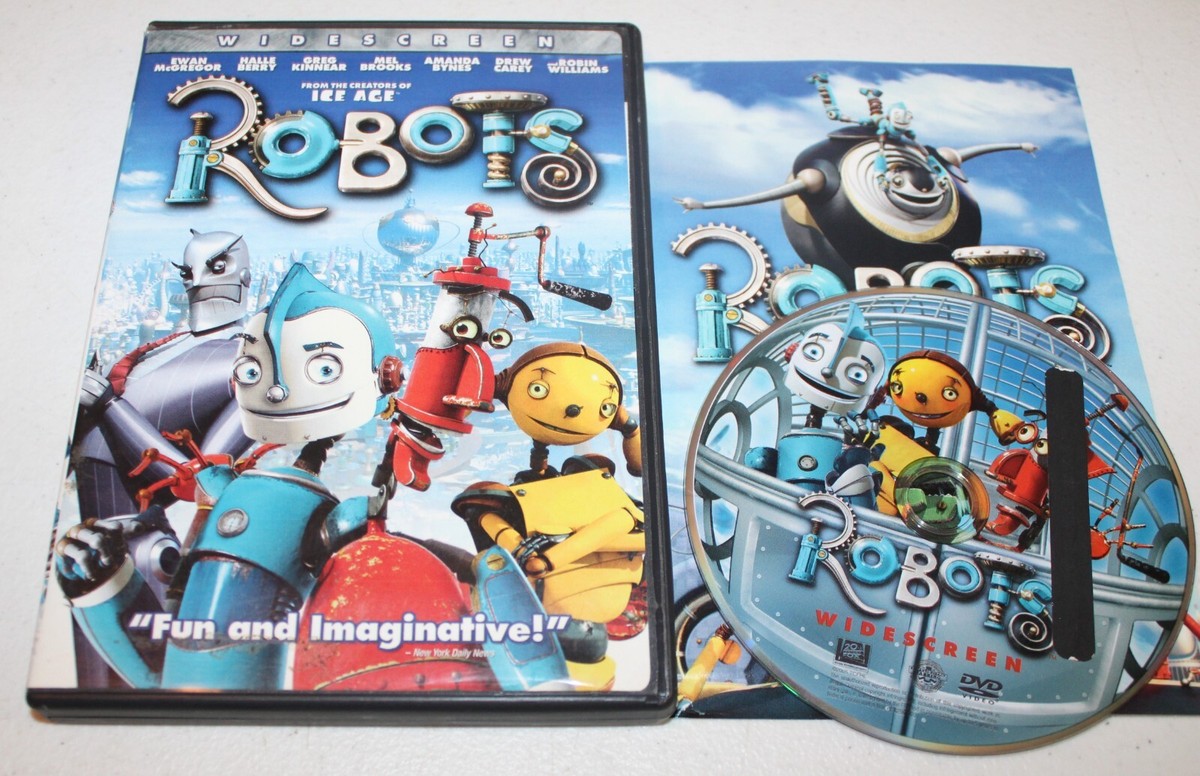 Robots (DVD, 2005, Widescreen) Ewan McGregor, Halle Berry, Amanda
