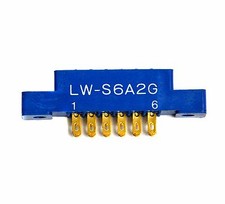 100pc Card Edge Connector LW-S6A2G 6Px2 12P 3.96mm Slot Socket Solder Lug Thick