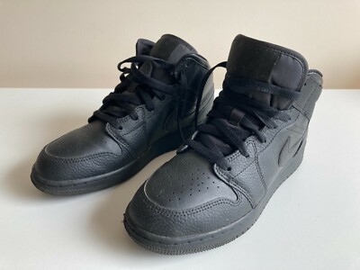 Low Triple On Feet Aj All Black NIKE AIR JORDAN MID TRIPLE