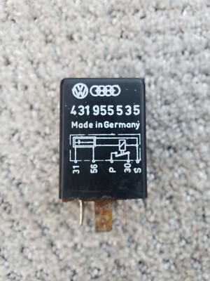VW/Audi/Porsche 928 Headlight Washer Relay 431955535 OEM GERMANY 
