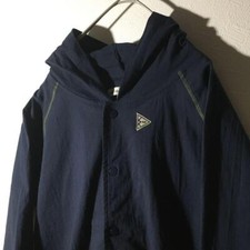 Vintage 90s light Outer navy Linen,Cotton Size L from Japan