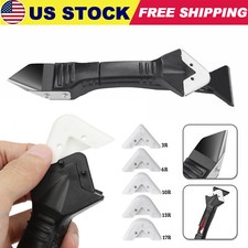 3In1 Silicone Remover Caulk Finisher Sealant Smooth Kit Scraper Tools