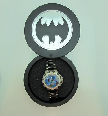Vintage 2002 Batman Fossil LI-2054 Wrist Watch, #1192/2000