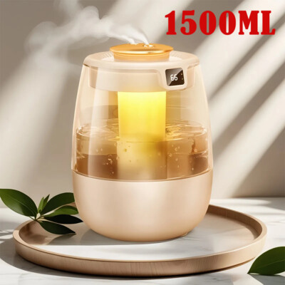 No BPA, Auto Shut Off, Ideal Baby Air Humidifier with Easy Top Filling - 1500ML