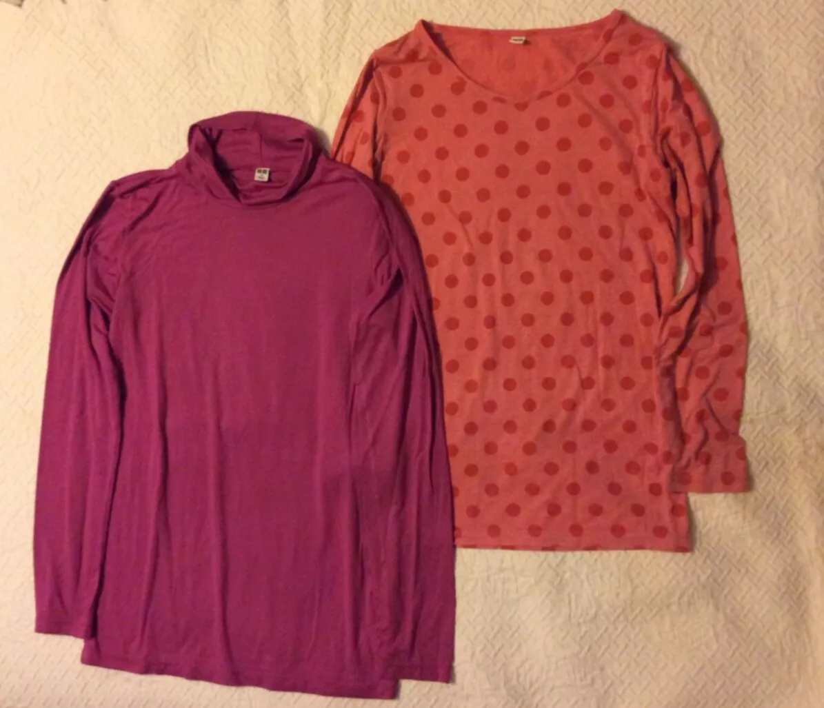 Uniqlo Waffle Crew Neck Long Sleeve TShirt in 11 Pink size XL Womens Fashion Tops Shirts on Carousell #25 Uniqlo Waffle Crew Neck Long Sleeve TShirt in 11 Pink size XL Womens Fashion Tops Shirts on Carousell