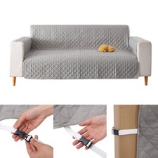 3 Seater Sofa Cover Quilted Throw Anti Slip Couch Cover Furniture Protector