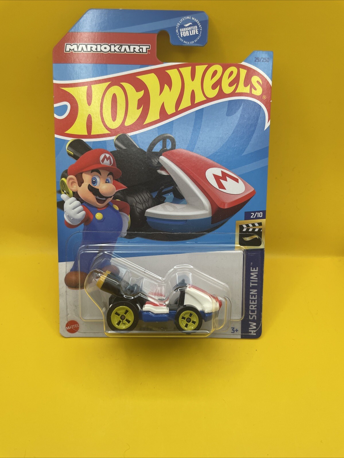 2021 Hot Wheels #166 Mario Kart Standard Kart HW Screen Time New Model Worldwide Exclusive