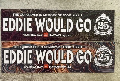 Eddie Would Go Sticker for sale - eBay