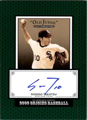 2005 Origins Old Judge Autographs #ST Shingo Takatsu T3 - NM-MT
