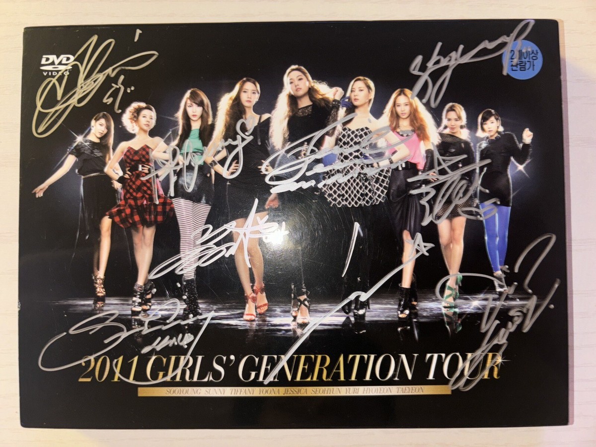 DVD all about girls generation 少女時代 SNSD GIRLS' GENERATION 2011 ASIA TOUR All Member Autographed